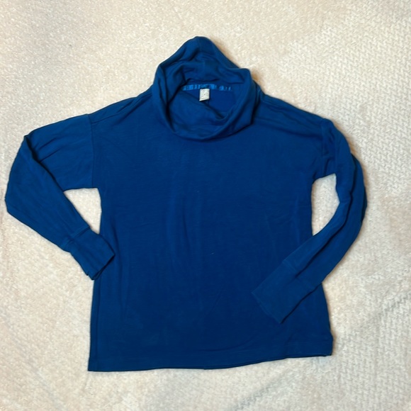 Athleta Girl Just for Funnel Neck in Peacock Blue size L / 12 - Picture 4 of 14